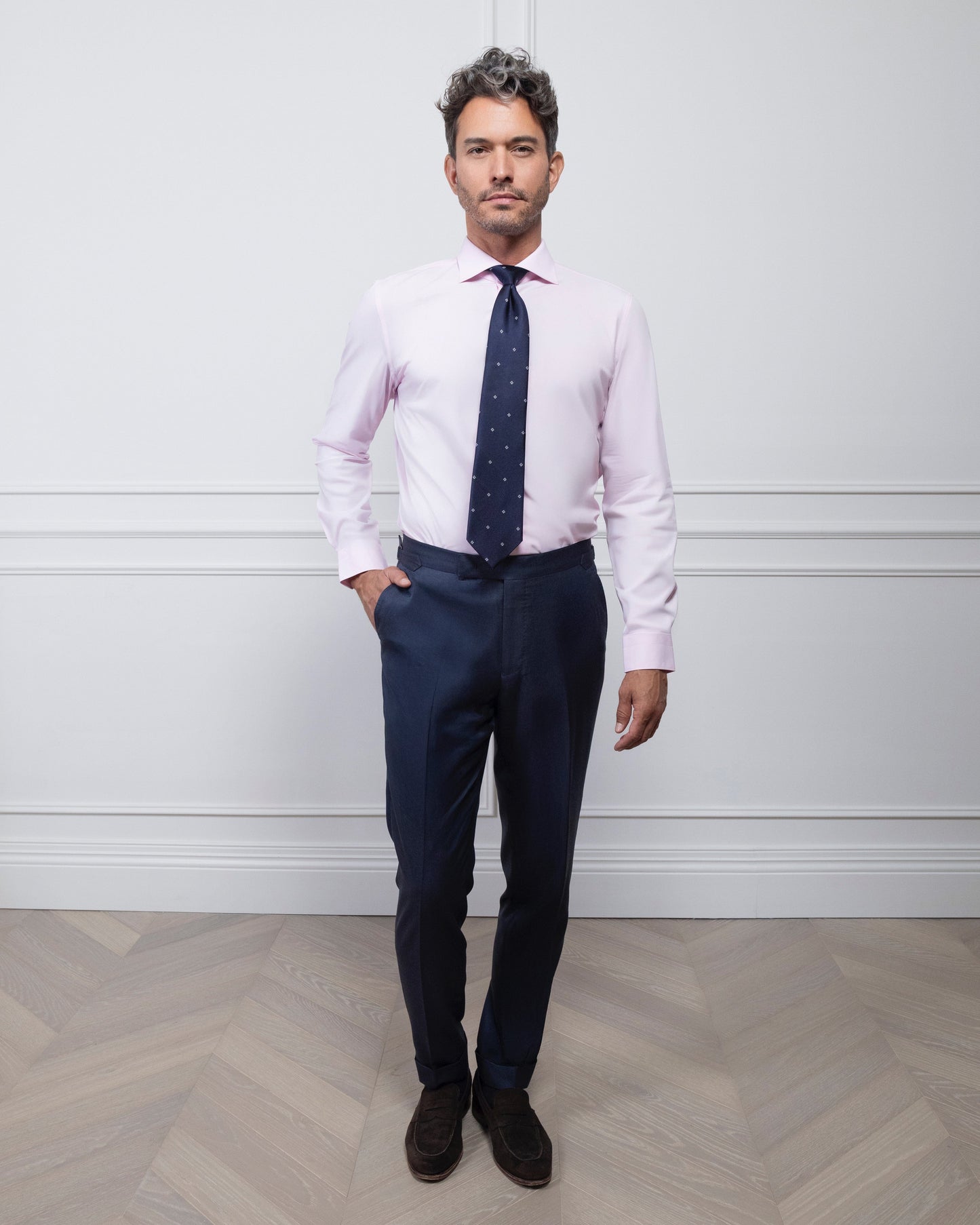ESQ Shirts Angelo Bamboo Pink Shirt Angelo Bamboo Pink Shirt | Bespoke Men's Clothing Chicago