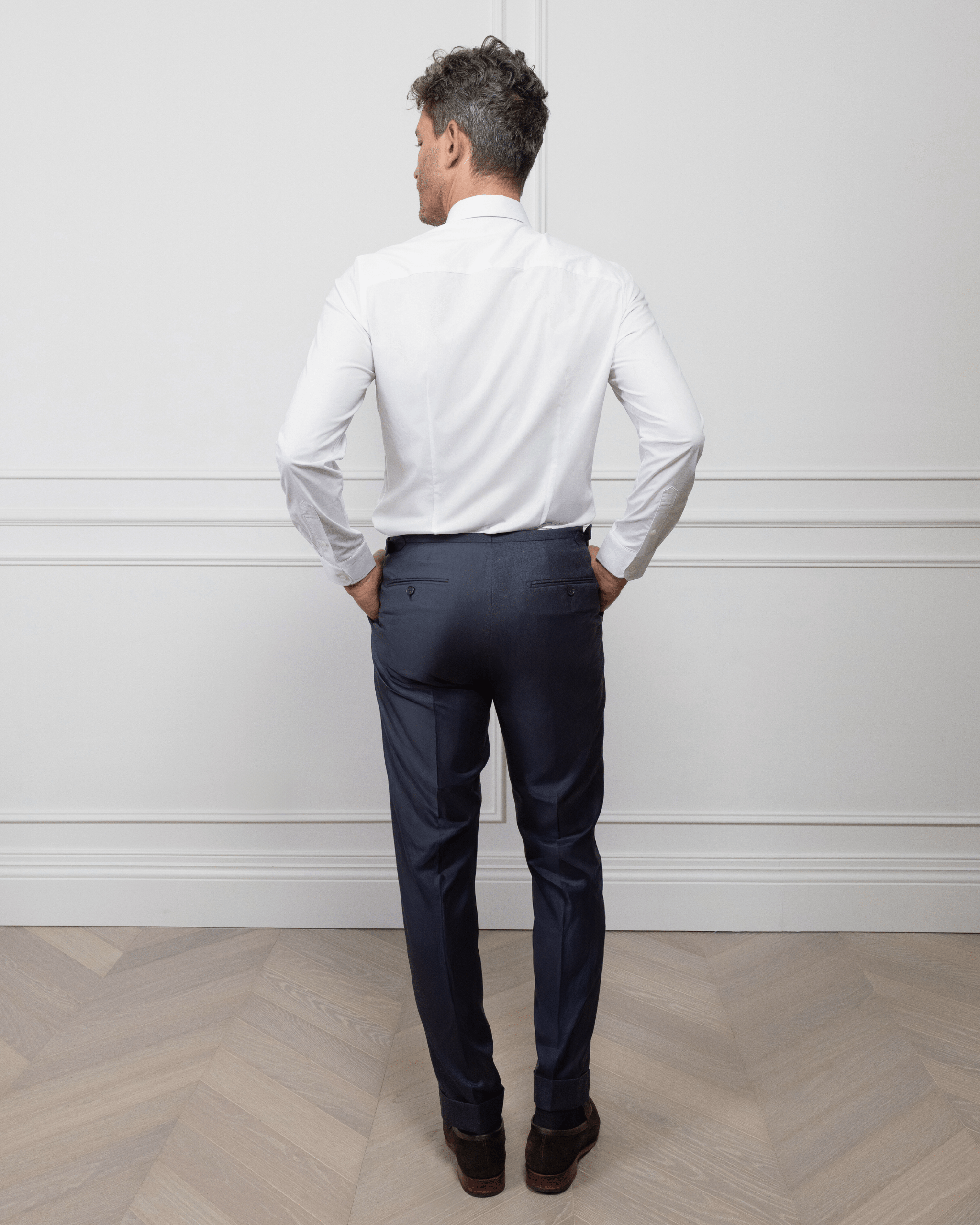 ESQ Shirts Angelo Bamboo White Shirt Angelo White Bamboo Shirt | Bespoke Men's Clothing Chicago