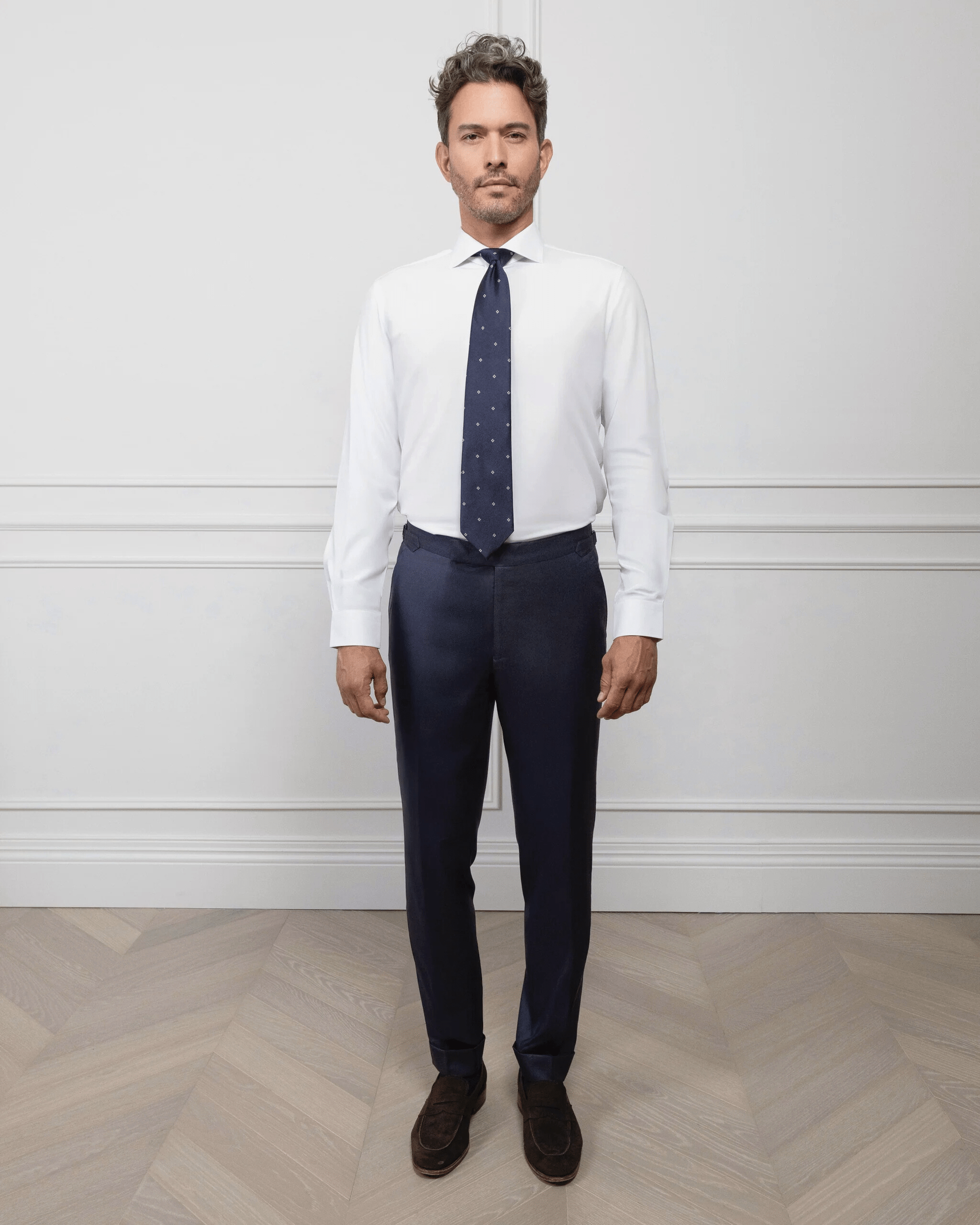 ESQ Shirts Angelo Bamboo White Shirt Angelo White Bamboo Shirt | Bespoke Men's Clothing Chicago