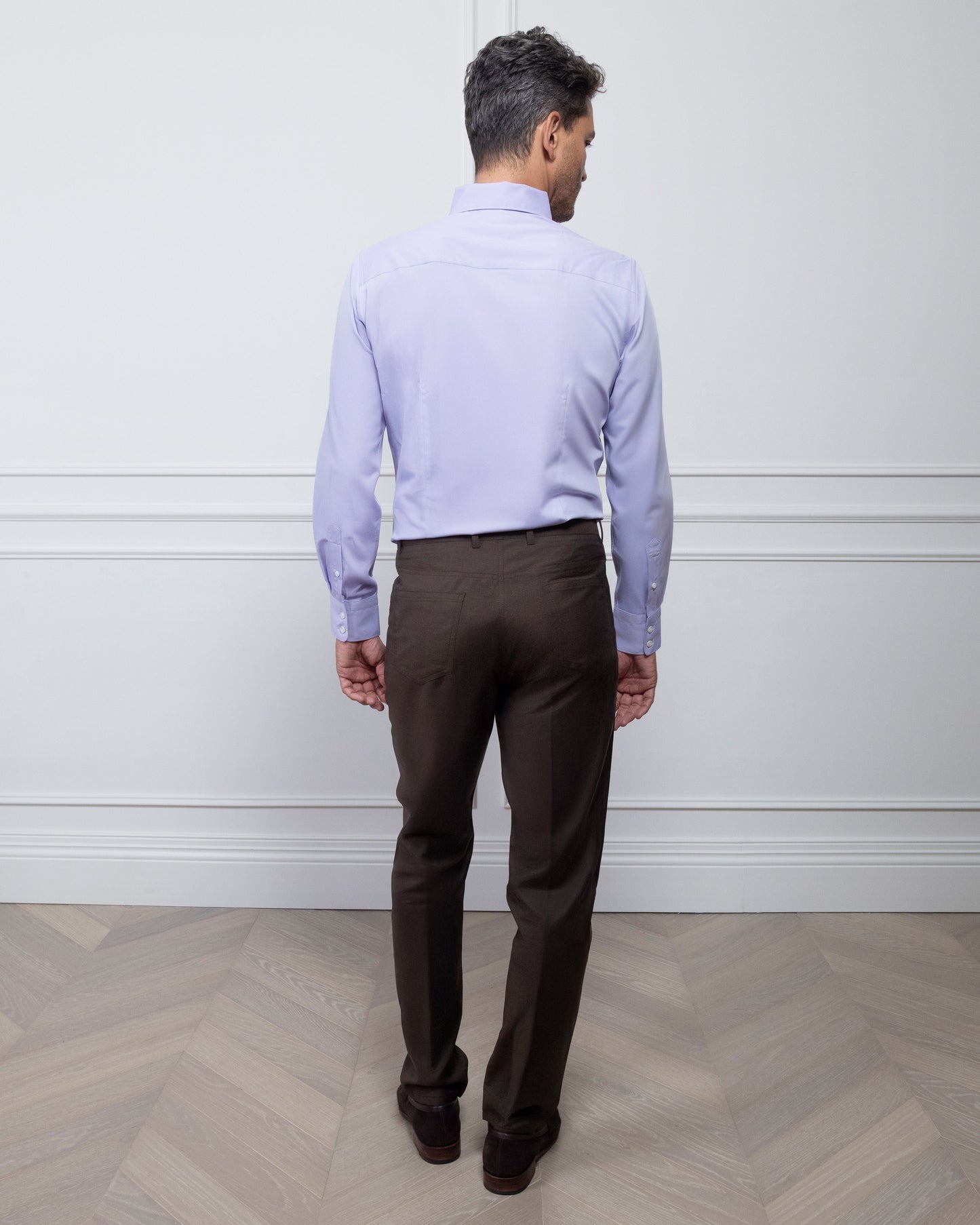 ESQ Shirts Napoli Bamboo Purple Shirt Napoli Bamboo Purple Shirt | Custom Men's Clothing Chicago