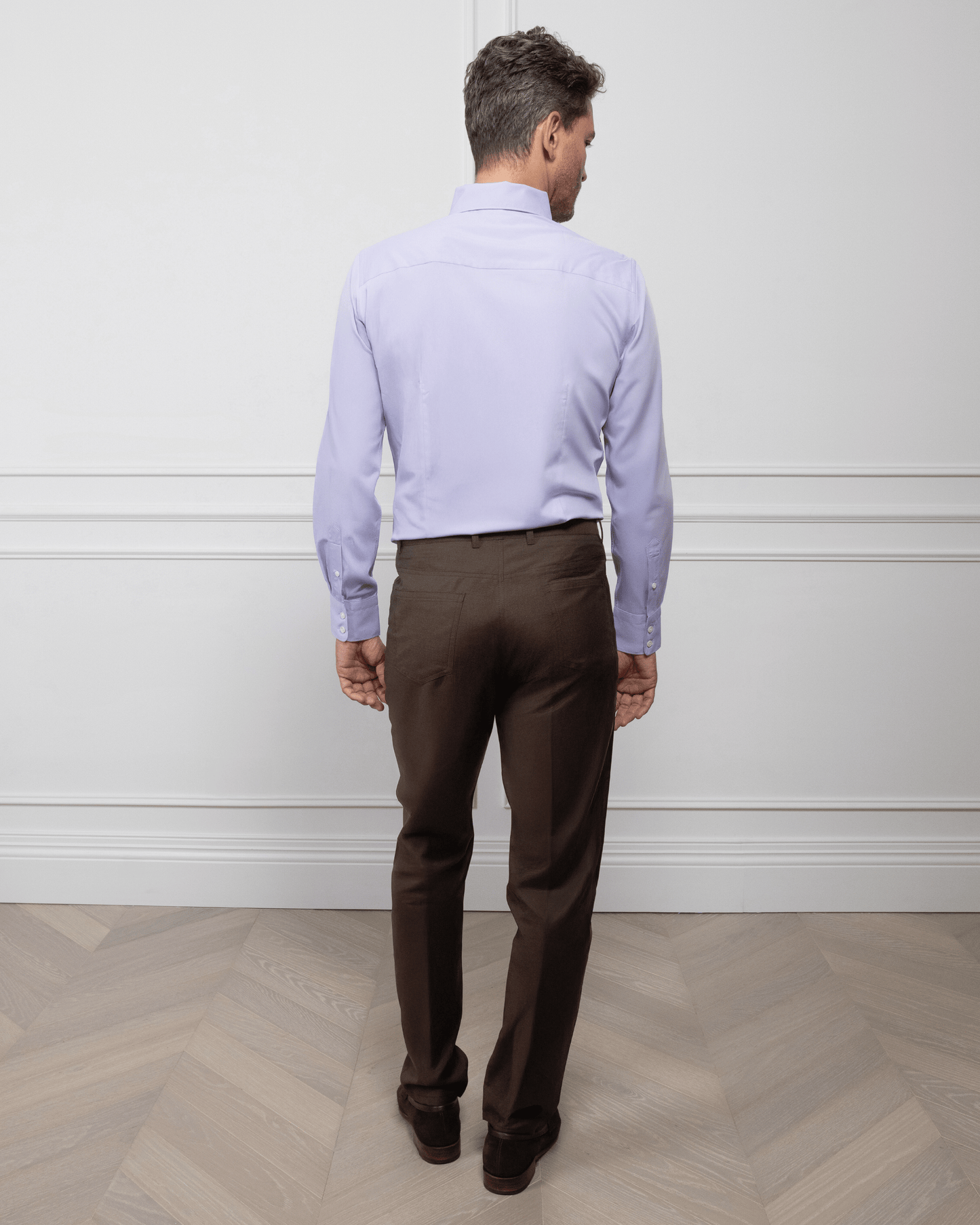 ESQ Shirts Napoli Bamboo Purple Shirt Napoli Bamboo Purple Shirt | Custom Men's Clothing Chicago