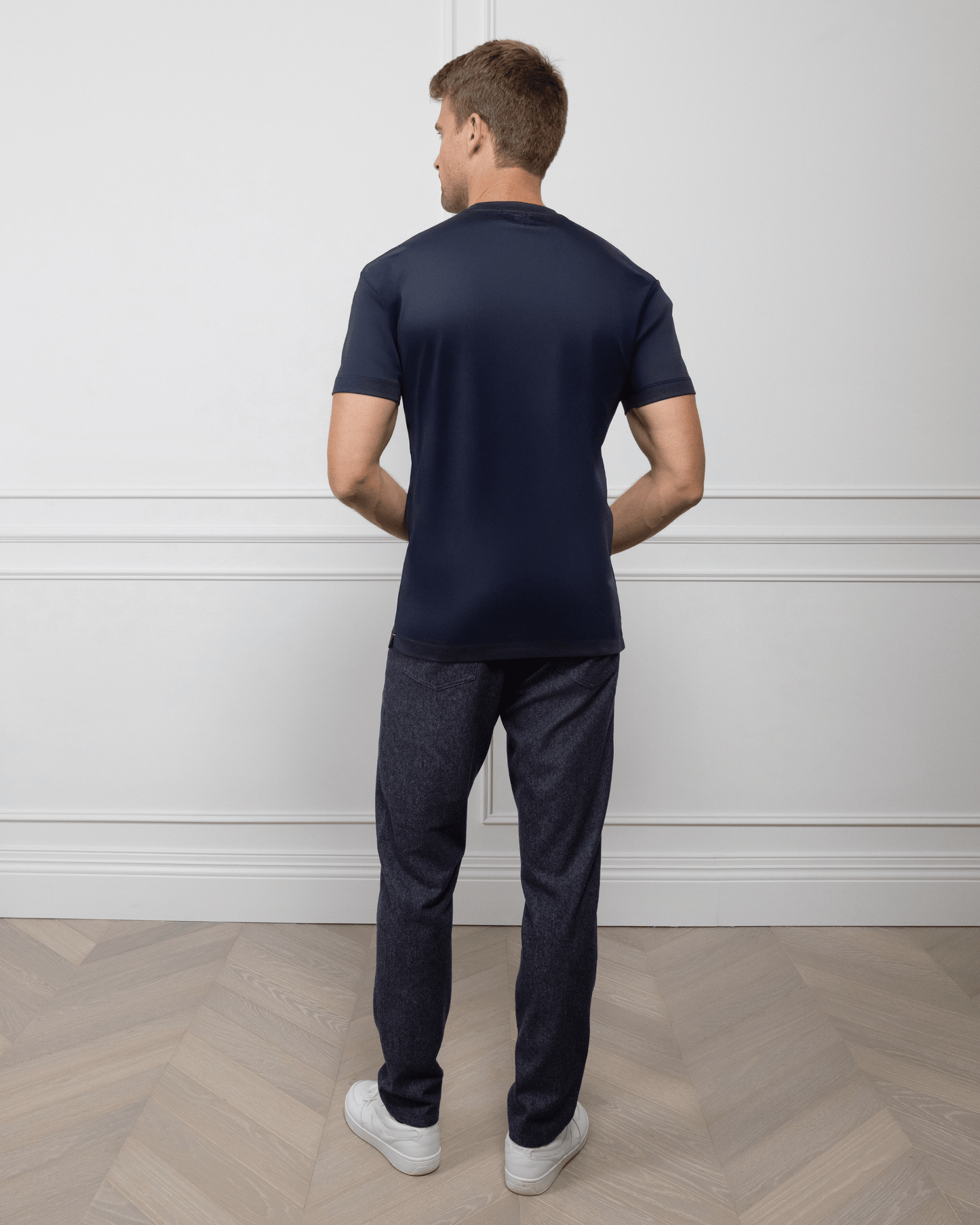 ESQ Shirts The Essential Tee Navy The Essential Tee - Navy | ESQ | Custom Men's Clothing Chicago