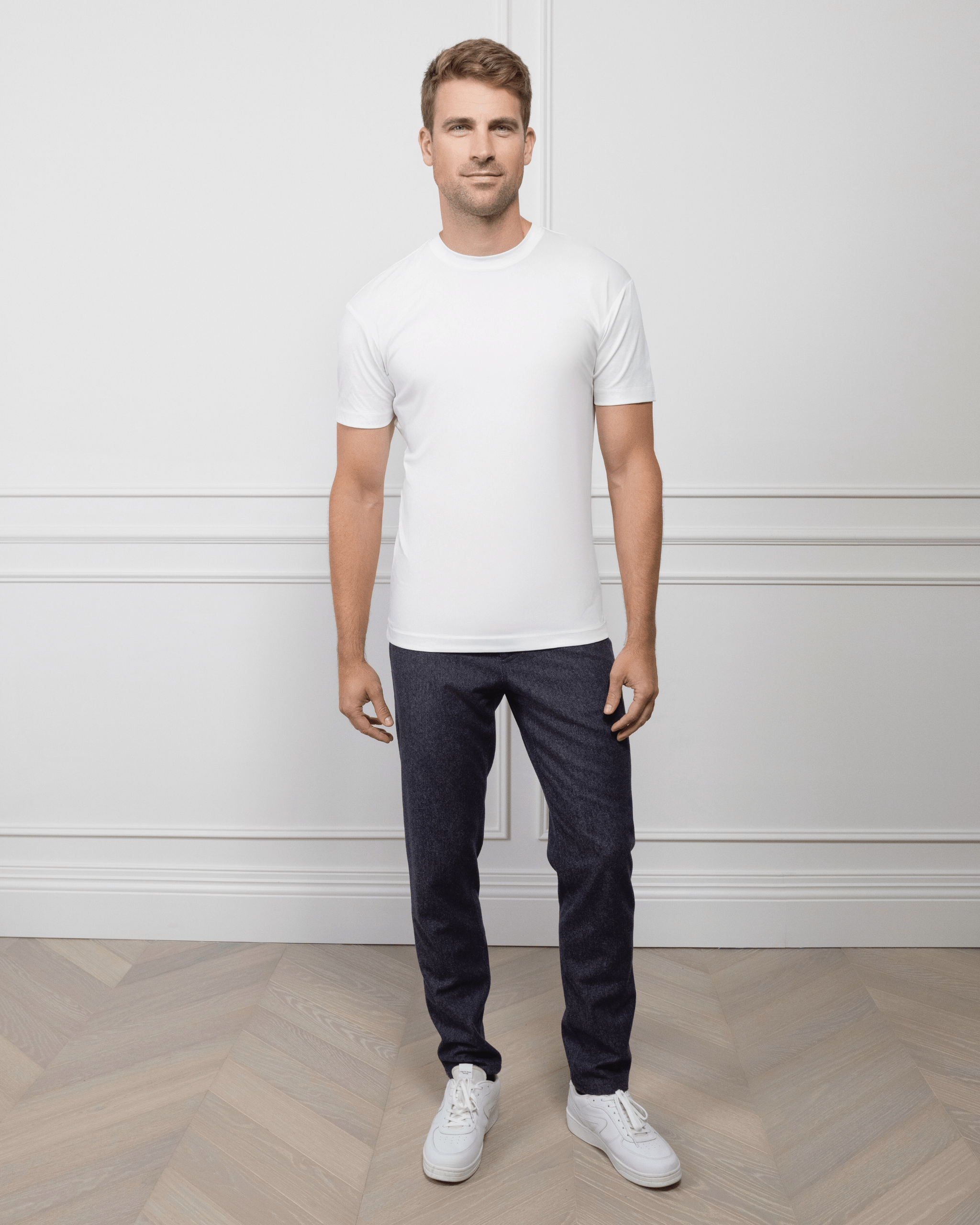 ESQ Shirts The Essential Tee White The Essential Tee - White | ESQ | Custom Men's Clothing Chicago