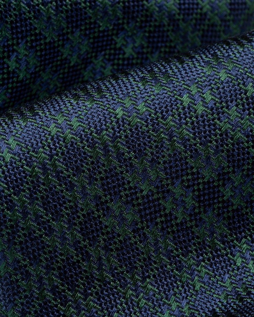 ESQ Neckties Green Diamond Silk Tie