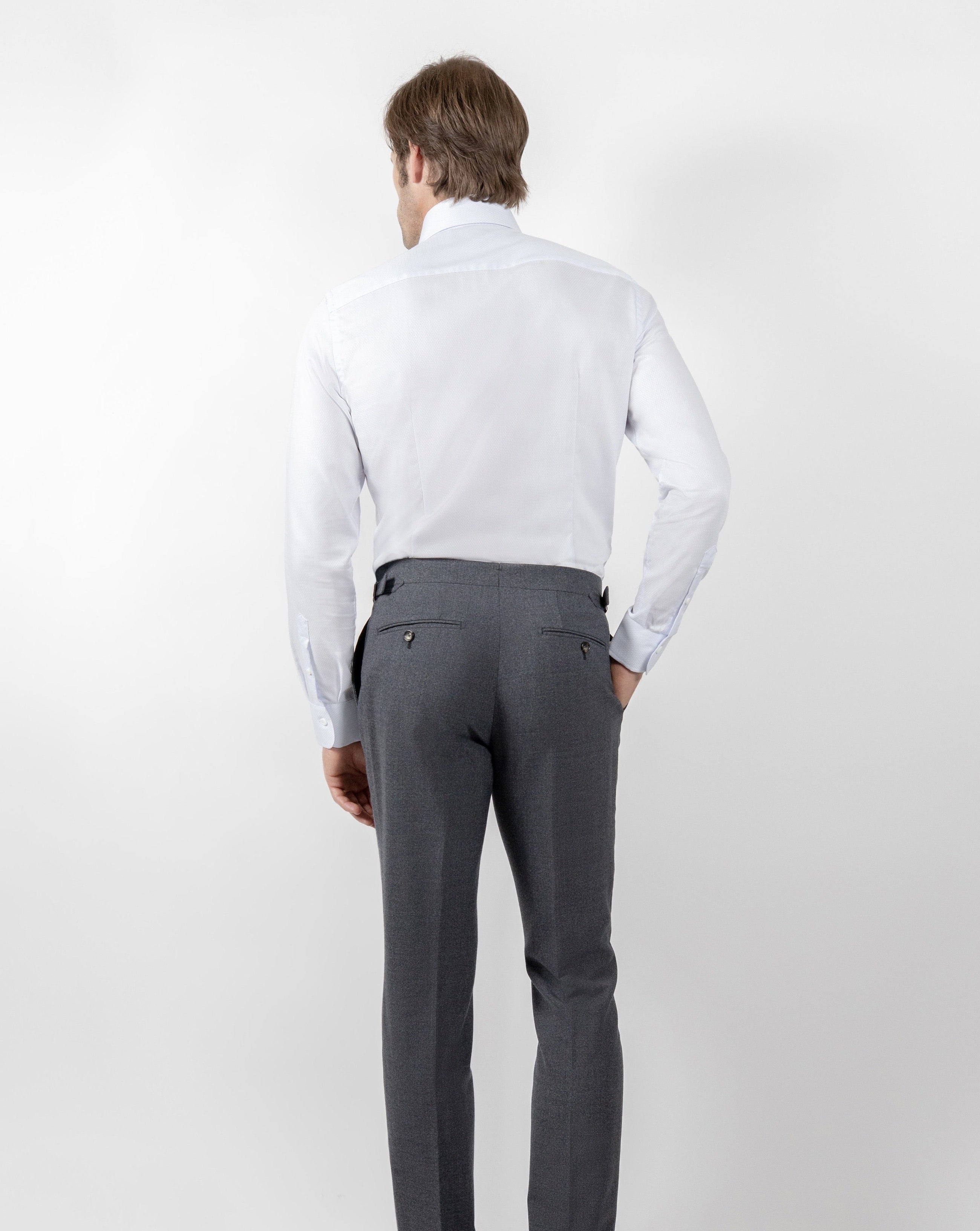 ESQ Shirts Jackson Textured Blue Shirt