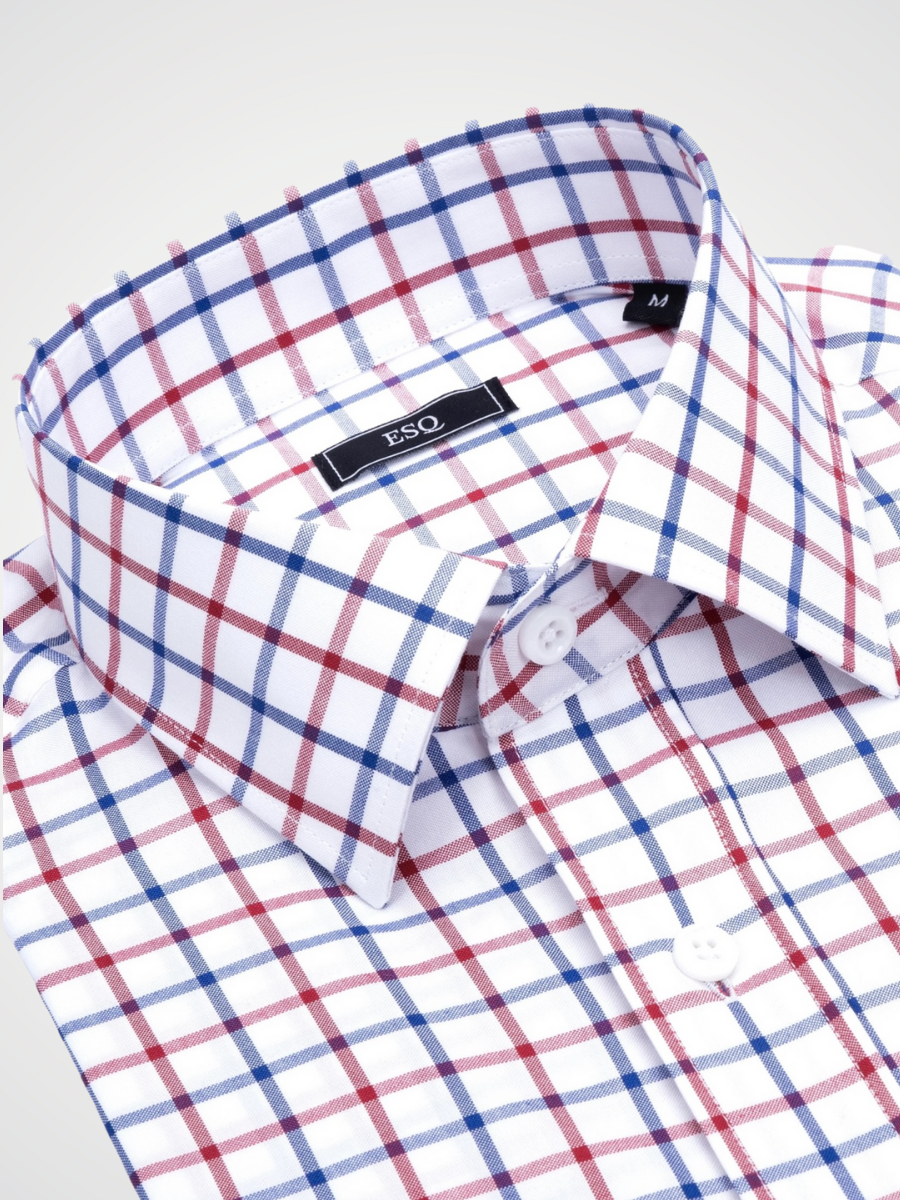 Kennedy Red and Blue Patterned Shirt