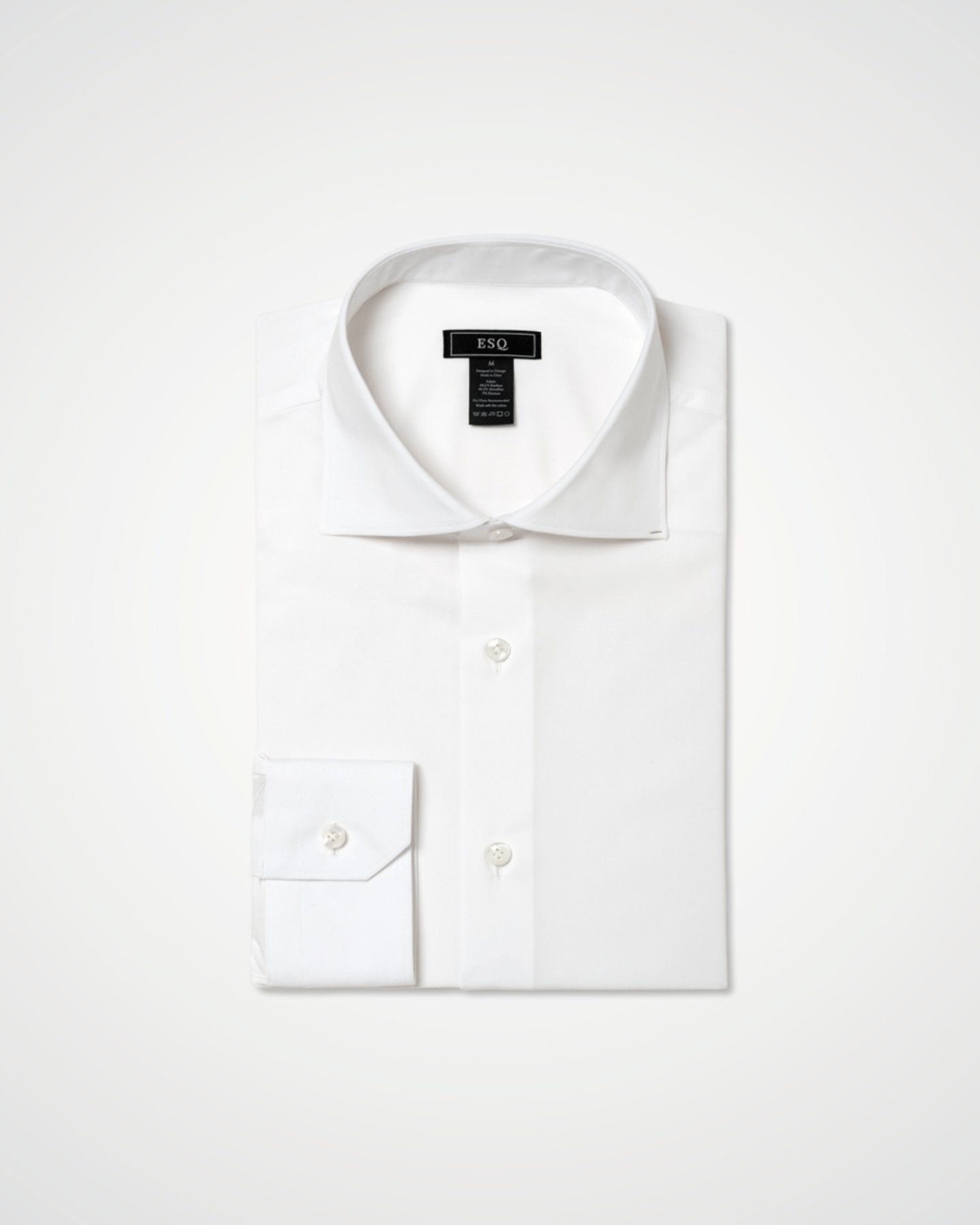Angelo White Bamboo Shirt | Bespoke Men's Clothing Chicago | ESQ Angelo White Bamboo Shirt | Bespoke Men's Clothing Chicago | ESQ