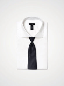 ESQ Neckties Black Micro Silk Tie
