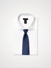 ESQ Neckties Navy Dotted Silk Tie