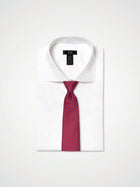 ESQ Neckties Ruby Geometric Silk Tie