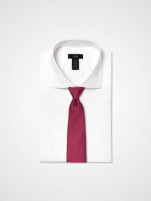 ESQ Neckties Ruby Geometric Silk Tie