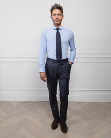 ESQ Shirts Angelo Bamboo Blue Shirt Angelo Blue Bamboo Shirt | Bespoke Men's Clothing Chicago