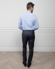 ESQ Shirts Angelo Bamboo Blue Shirt Angelo Blue Bamboo Shirt | Bespoke Men's Clothing Chicago
