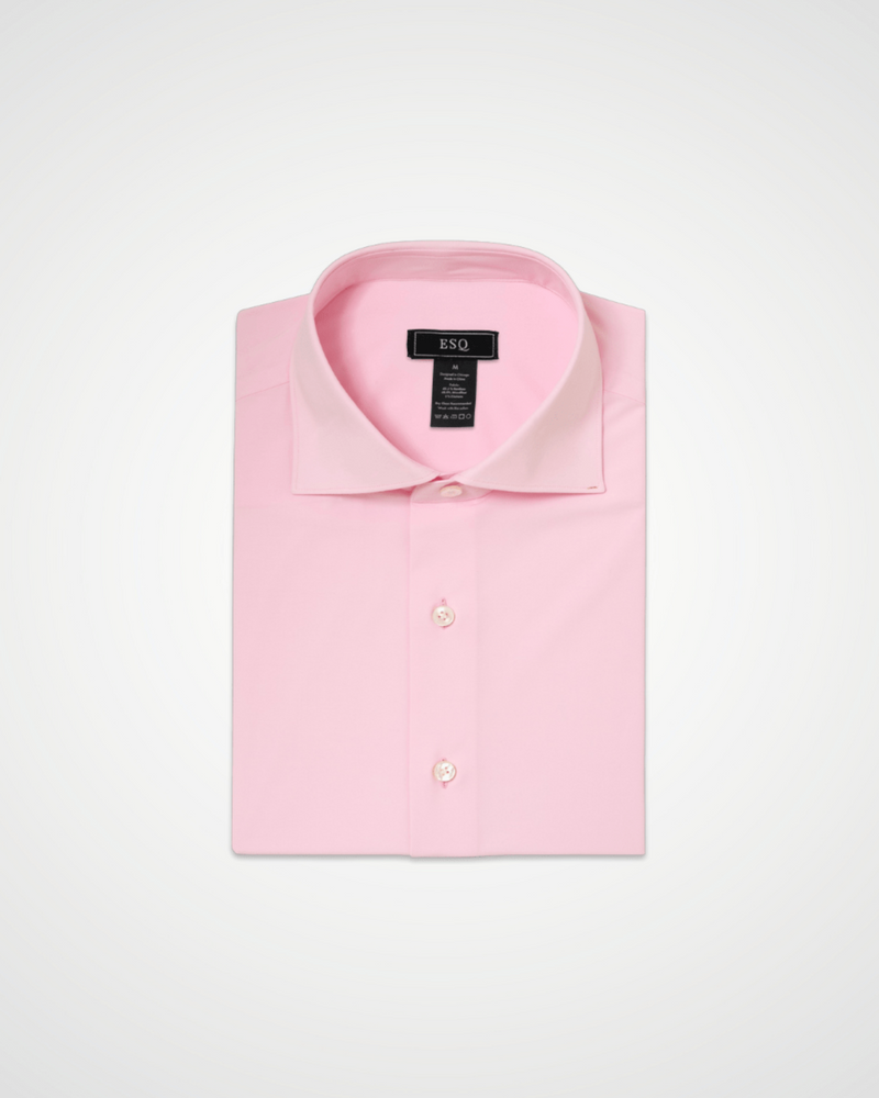 ESQ Shirts Angelo Bamboo Pink Shirt