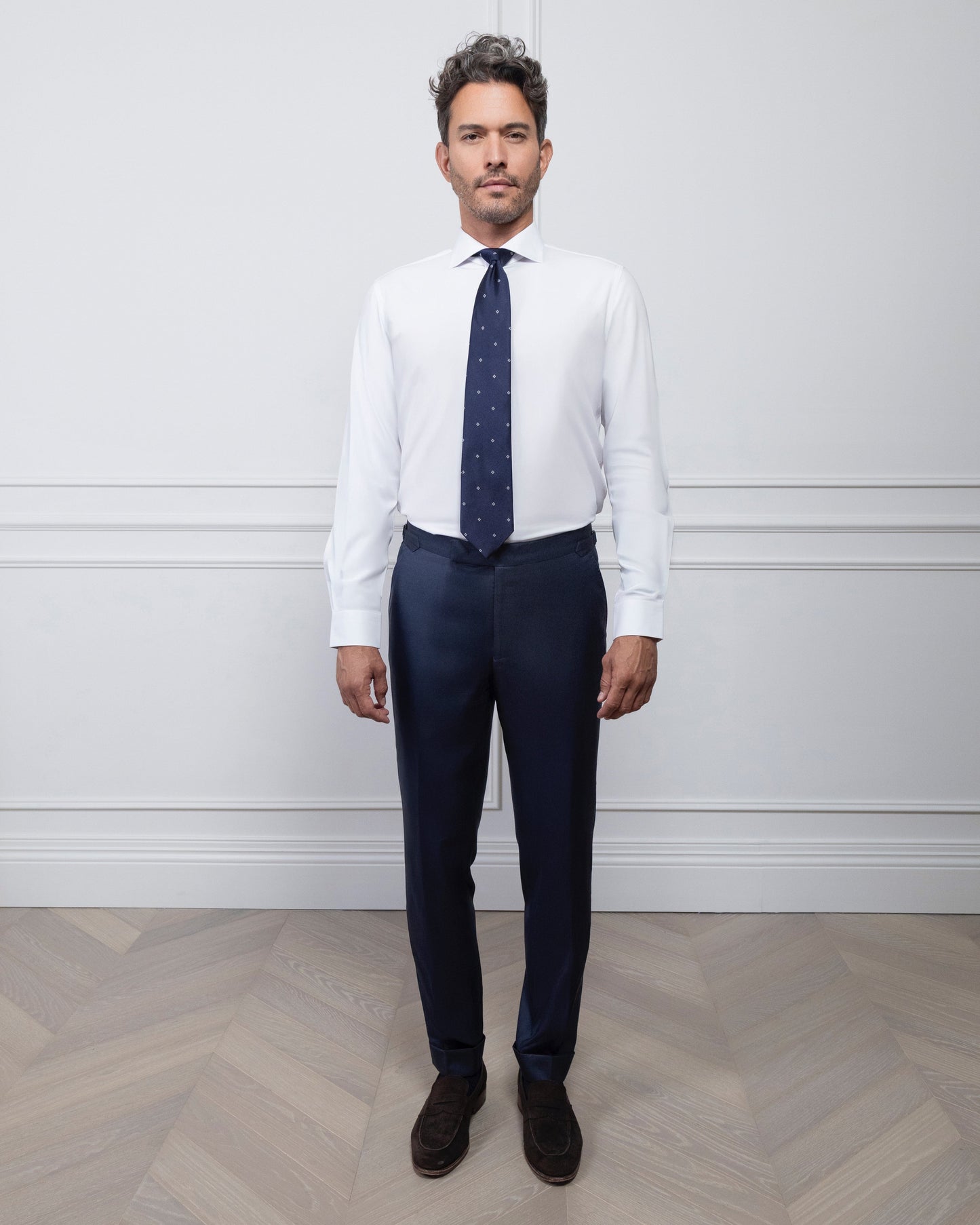 ESQ Shirts Angelo Bamboo White Shirt Angelo White Bamboo Shirt | Bespoke Men's Clothing Chicago