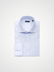 ESQ Shirts Jackson Textured Blue Shirt