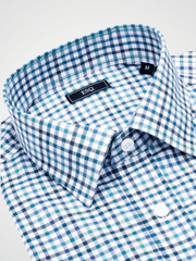 ESQ Shirts Kennedy Green Check Shirt