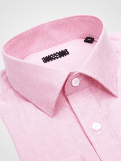ESQ Shirts Kennedy Pink Flannel Shirt