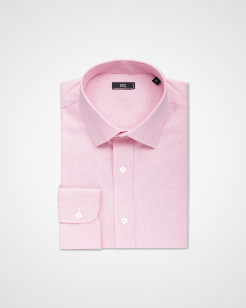 ESQ Shirts Kennedy Pink Flannel Shirt