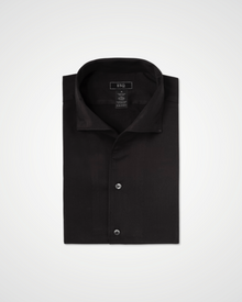 ESQ Shirts Napoli Bamboo Black Shirt