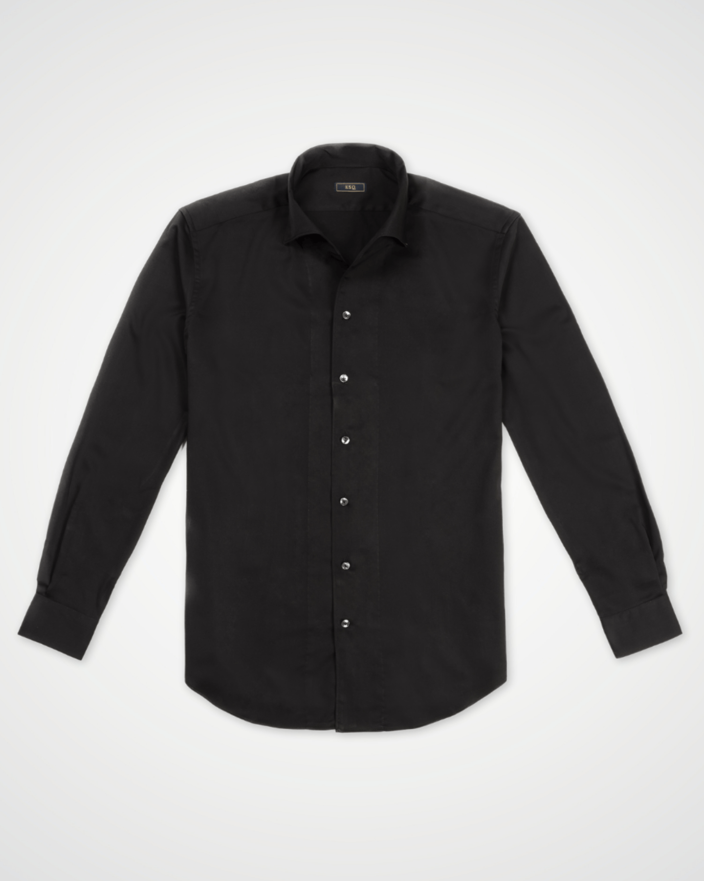 ESQ Shirts Napoli Bamboo Black Shirt