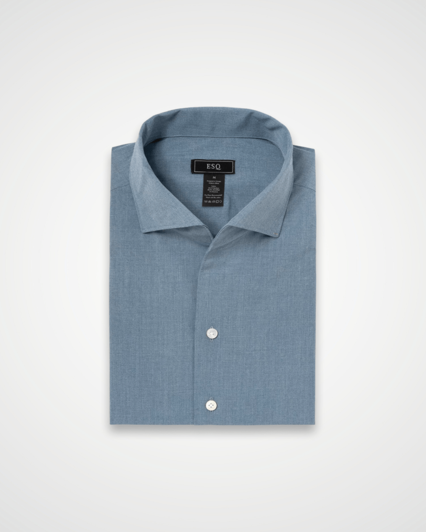 ESQ Shirts Napoli Bamboo Chambray Shirt