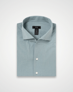 Napoli Bamboo Green Moss Shirt | Custom Men's Clothing Chicago | ESQ Napoli Bamboo Green Moss Shirt | Custom Men's Clothing Chicago | ESQ