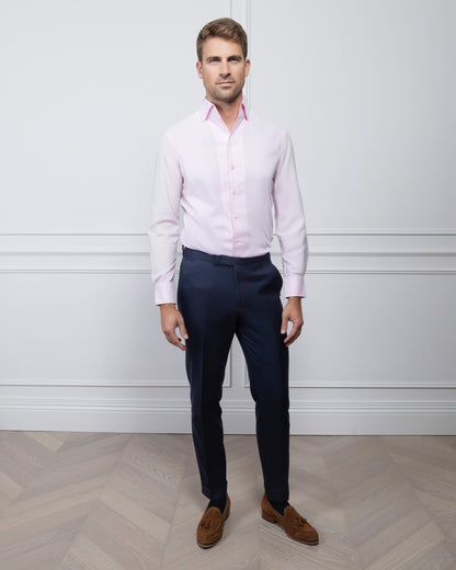 ESQ Shirts Napoli Bamboo Pink Shirt Napoli Bamboo Pink Shirt | Custom Men's Clothing Chicago