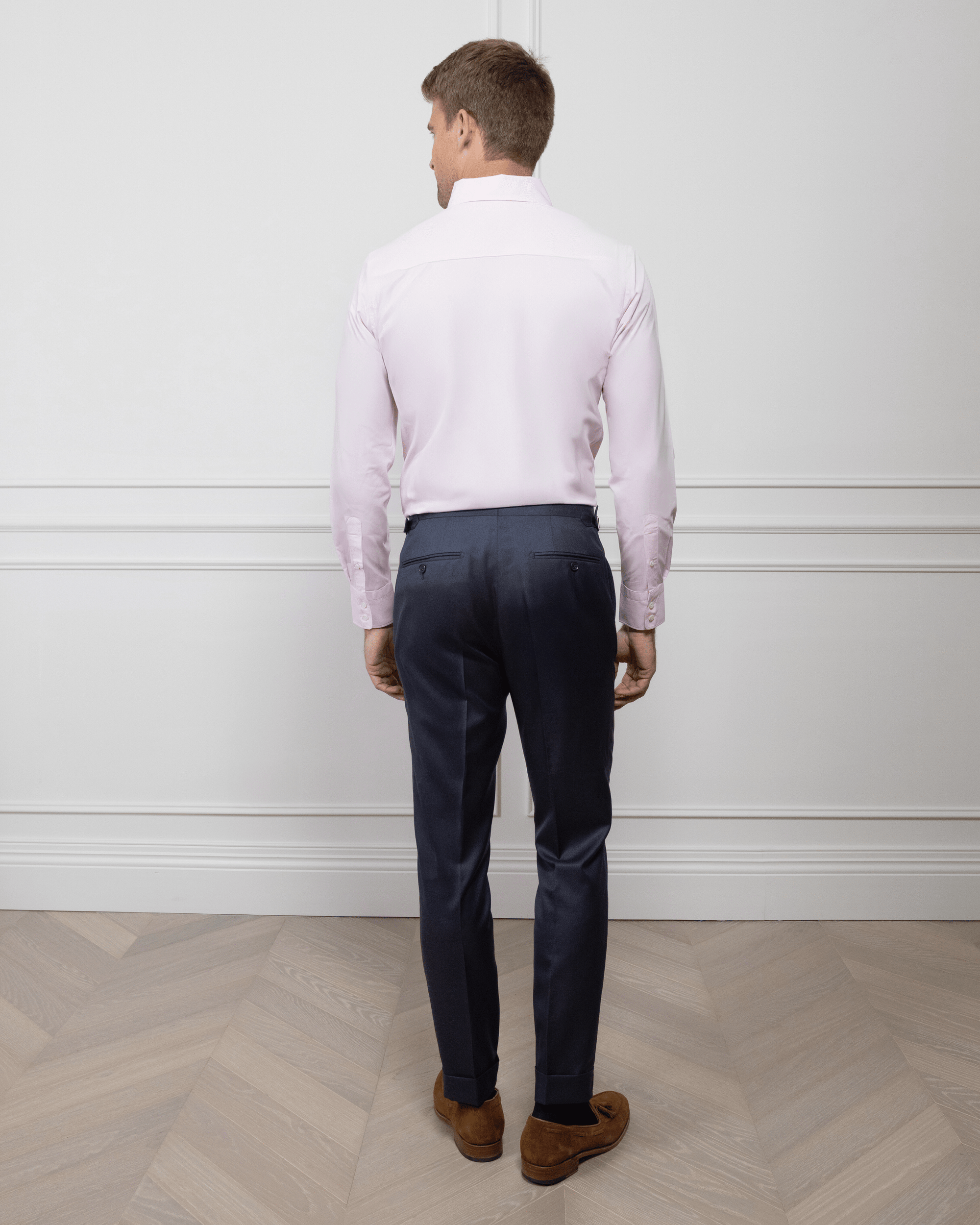 ESQ Shirts Napoli Bamboo Pink Shirt Napoli Bamboo Pink Shirt | Custom Men's Clothing Chicago