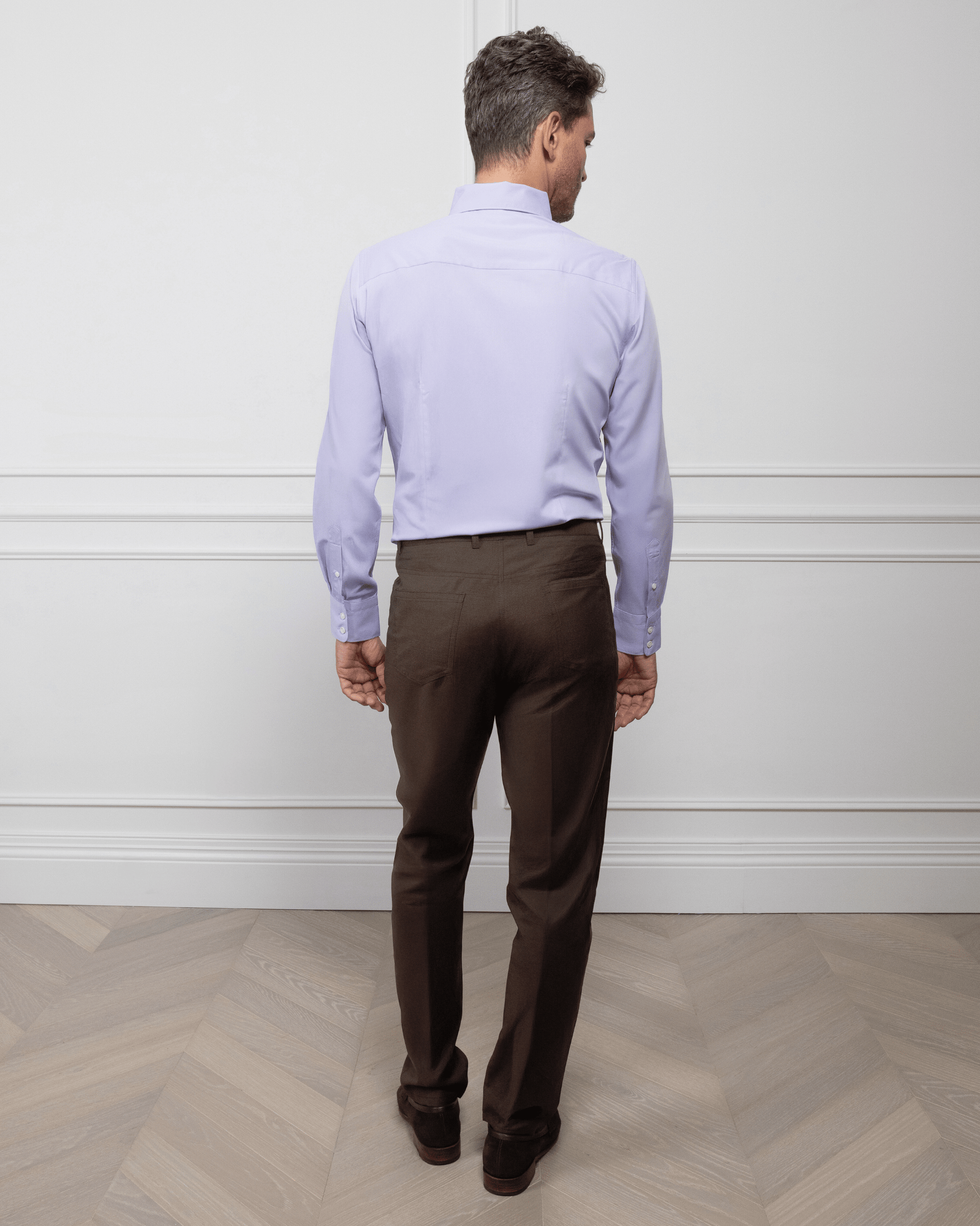 ESQ Shirts Napoli Bamboo Purple Shirt Napoli Bamboo Purple Shirt | Custom Men's Clothing Chicago