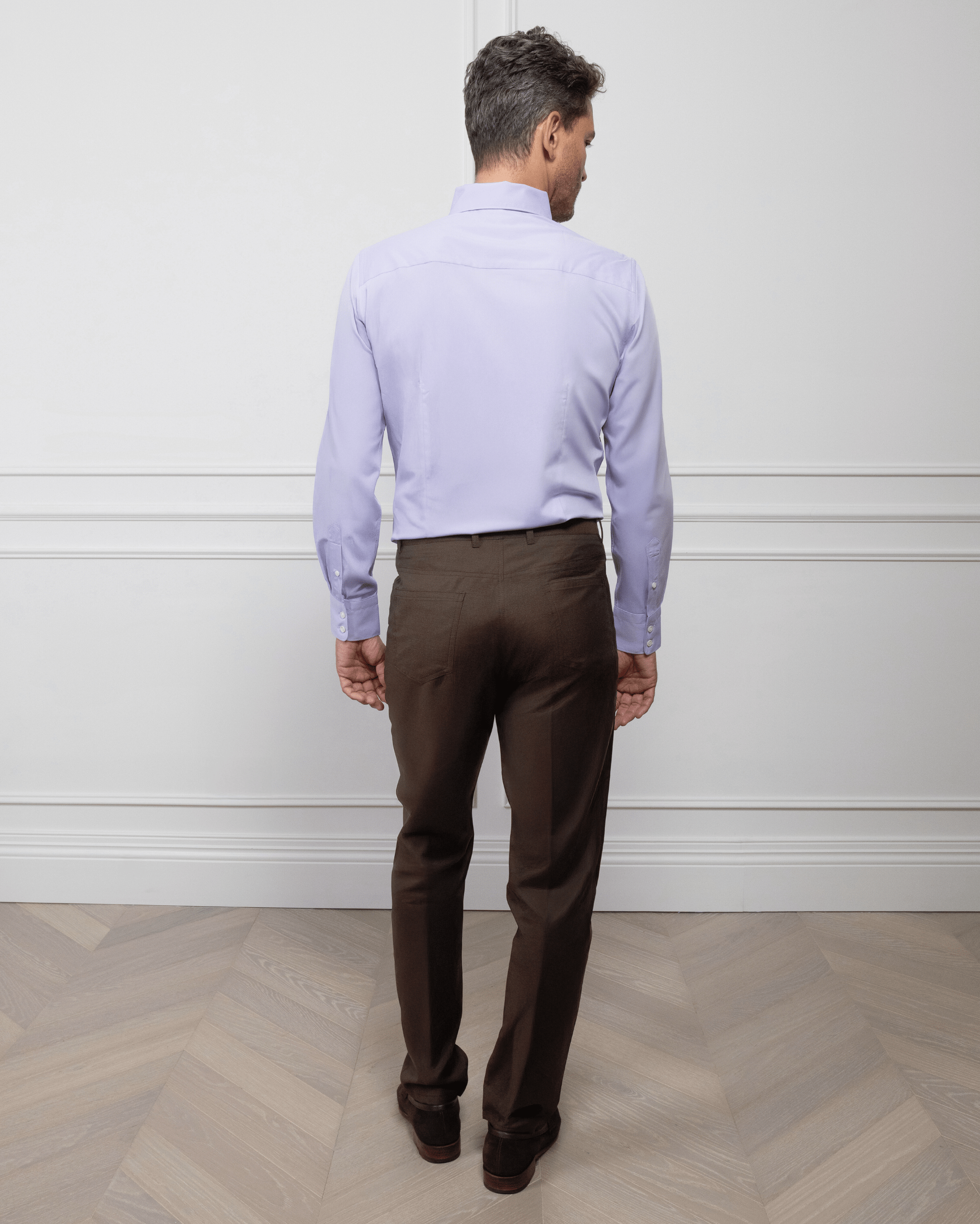 ESQ Shirts Napoli Bamboo Purple Shirt Napoli Bamboo Purple Shirt | Custom Men's Clothing Chicago