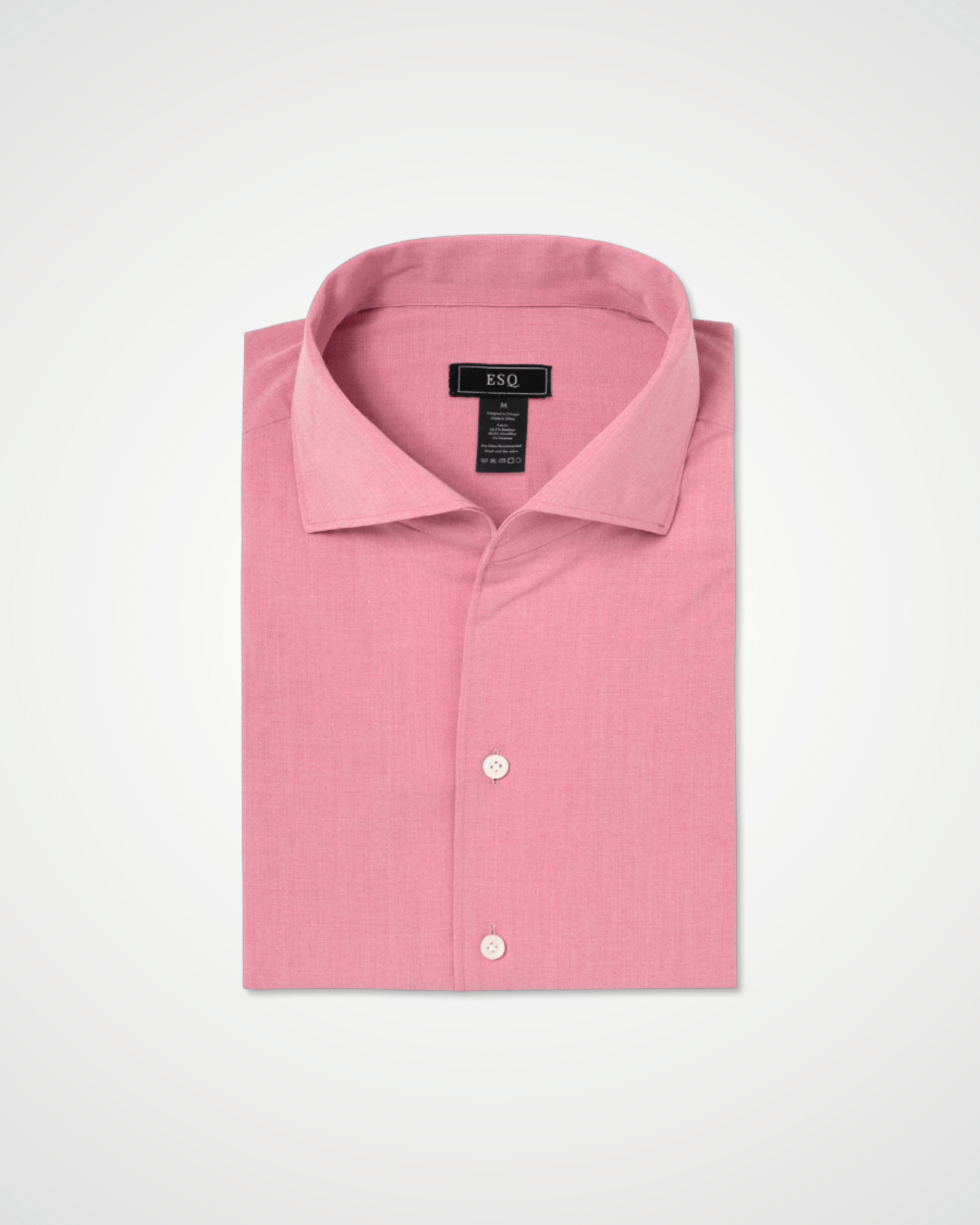 ESQ Shirts Napoli Bamboo Salmon Shirt