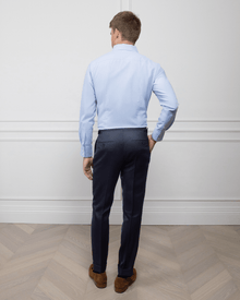 ESQ Shirts Napoli Blue Bamboo Shirt Napoli Blue Bamboo Shirt | Custom Men's Clothing Chicago