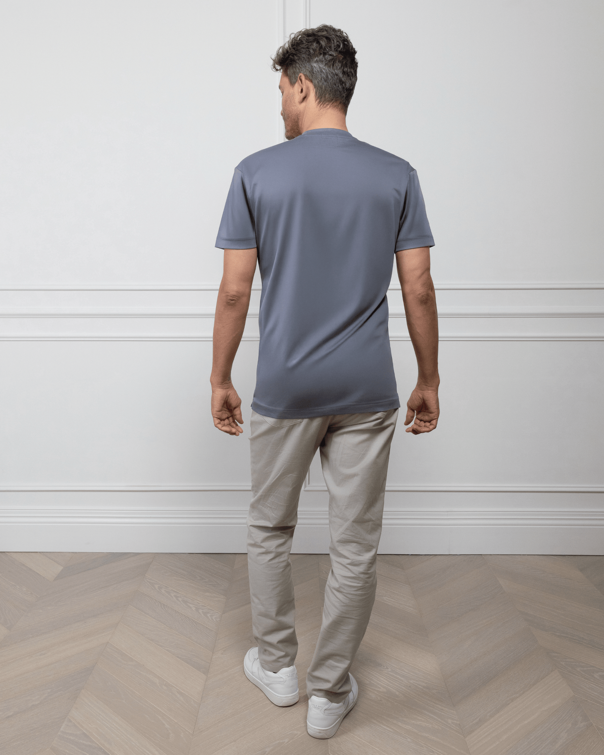 ESQ Shirts The Essential Tee Grey The Essential Tee - Grey | ESQ | Custom Men's Clothing Chicago