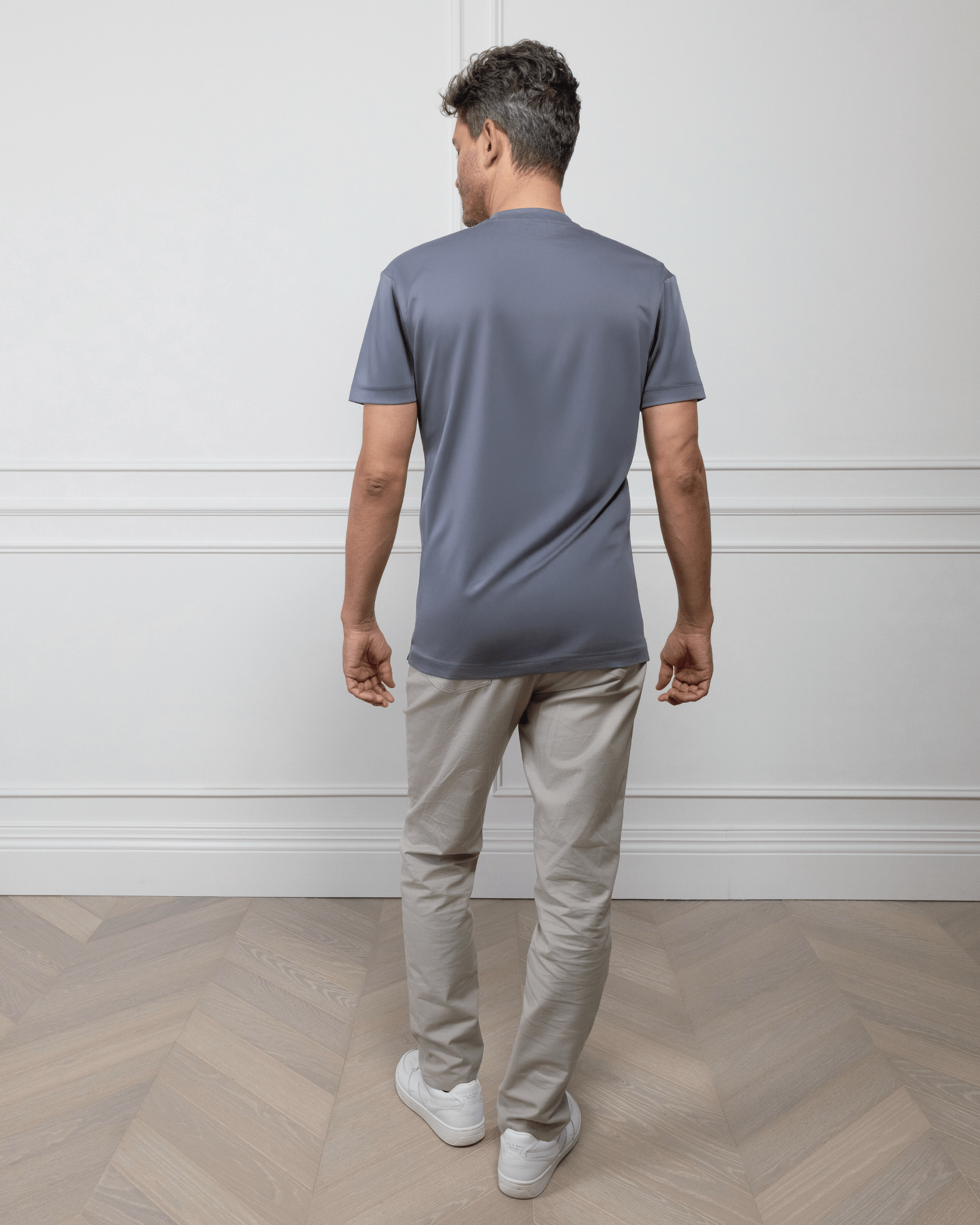 ESQ Shirts The Essential Tee Grey The Essential Tee - Grey | ESQ | Custom Men's Clothing Chicago