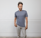 ESQ Shirts The Essential Tee Grey The Essential Tee - Grey | ESQ | Custom Men's Clothing Chicago