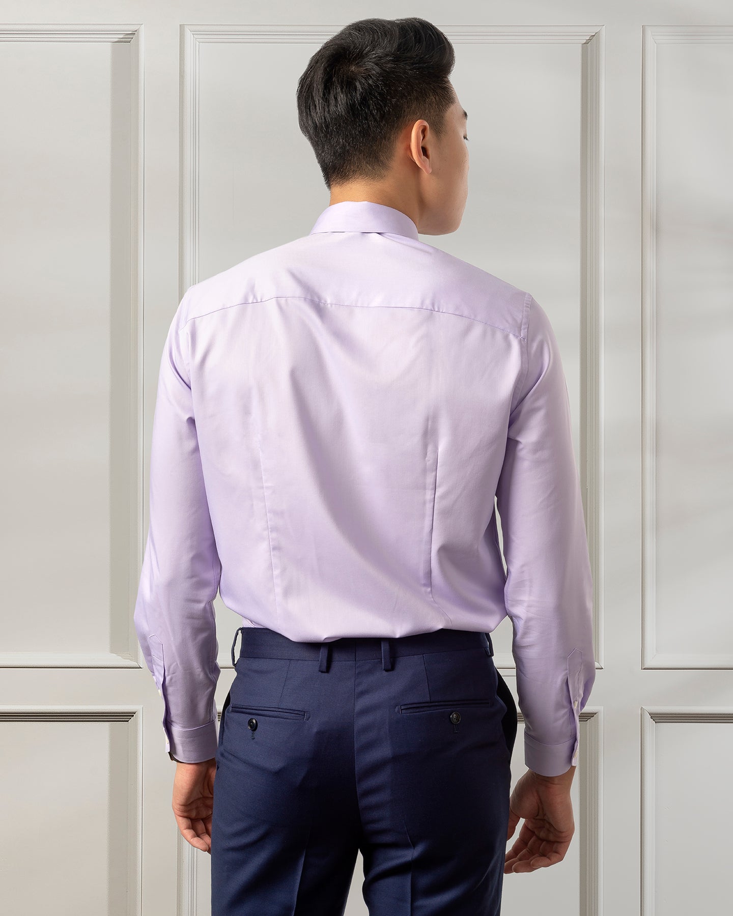 Angelo Bamboo Purple Shirt