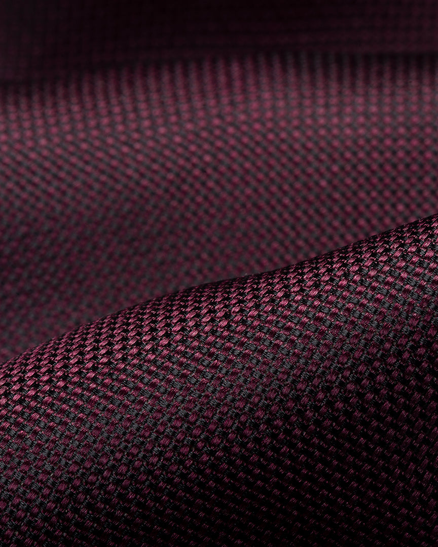 Oxblood Textured Silk Tie