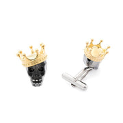 ESQ Cufflinks Swarovski Crystal Skull Cufflinks