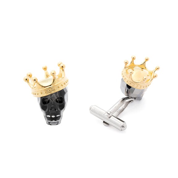 ESQ Cufflinks Swarovski Crystal Skull Cufflinks