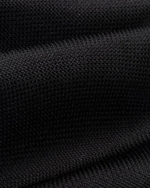 ESQ Neckties Black Textured Silk Tie