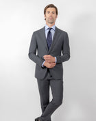 ESQ Shirts Jackson Basketweave Blue Shirt