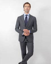 ESQ Shirts Jackson Basketweave Blue Shirt