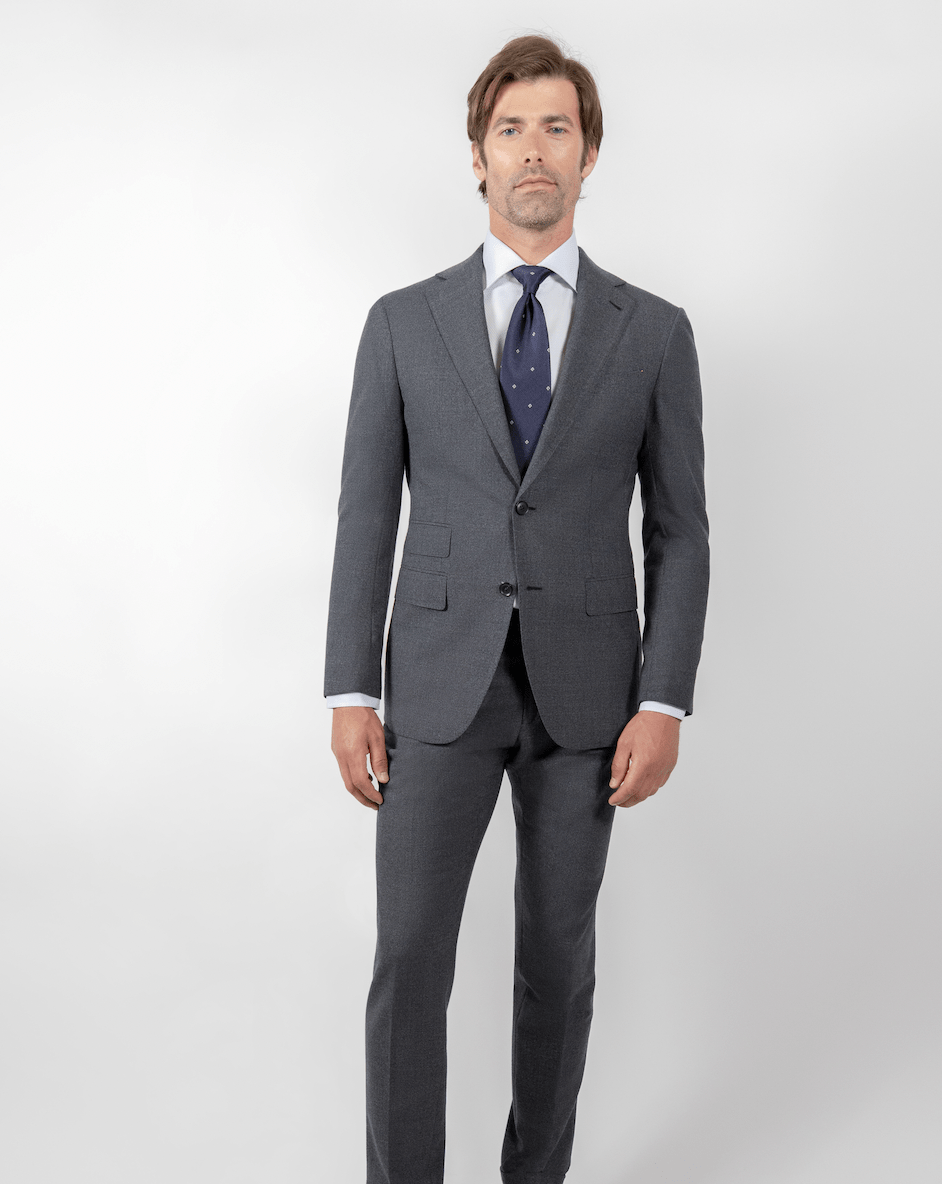 ESQ Shirts Jackson Textured Blue Shirt