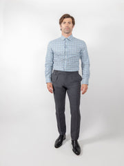 ESQ Shirts Kennedy Green Check Shirt