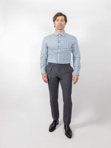 ESQ Shirts Kennedy Green Check Shirt