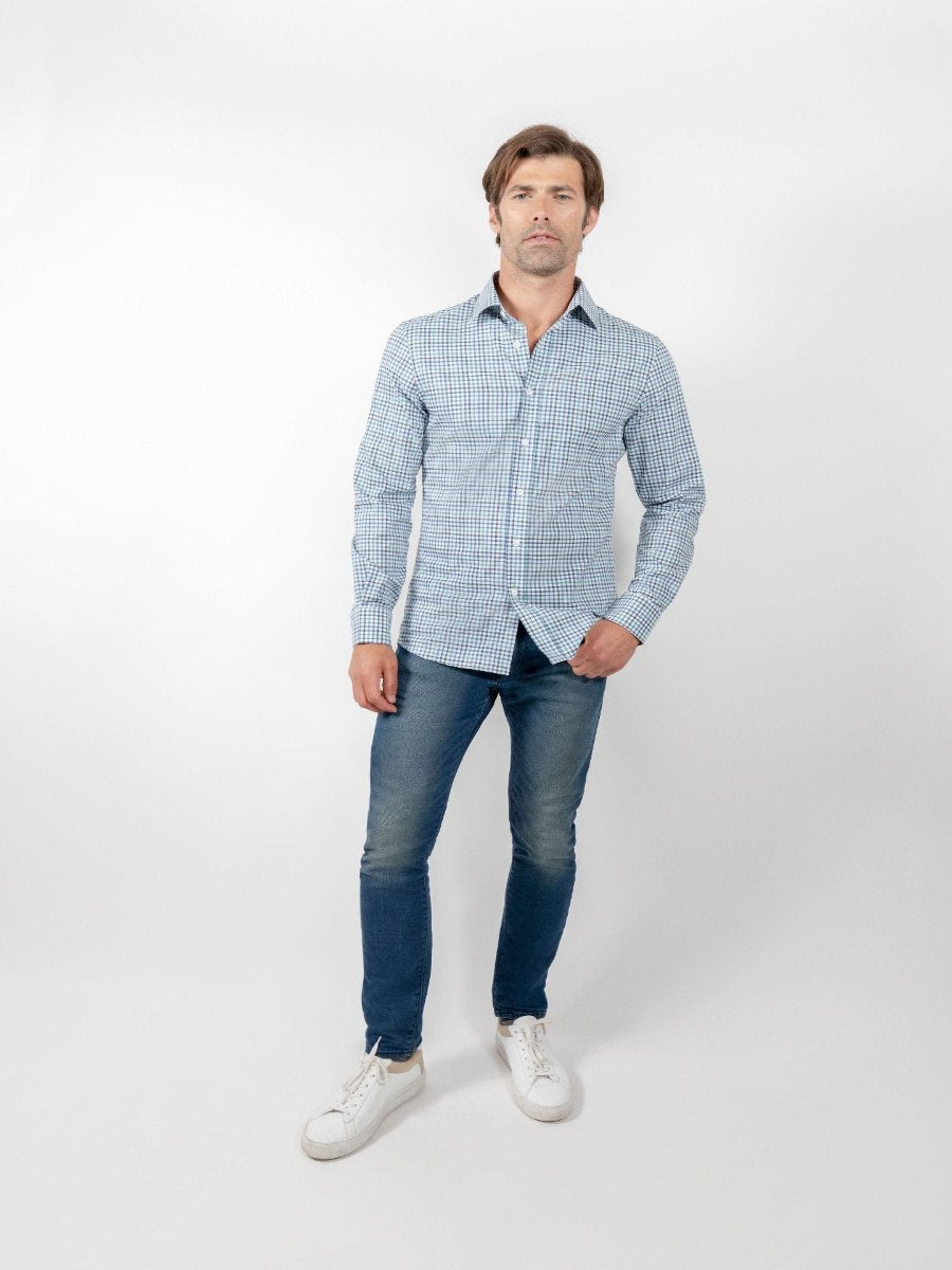 Kennedy Green Check Shirt | ESQ Kennedy Green Check Shirt | ESQ