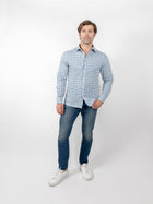 ESQ Shirts Kennedy Green Check Shirt