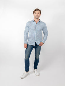 ESQ Shirts Kennedy Green Check Shirt