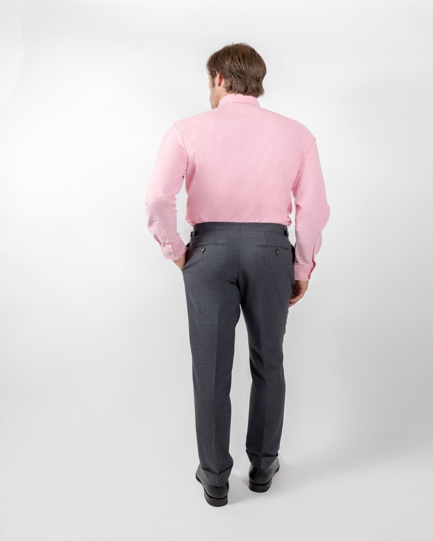 ESQ Shirts Kennedy Pink Flannel Shirt